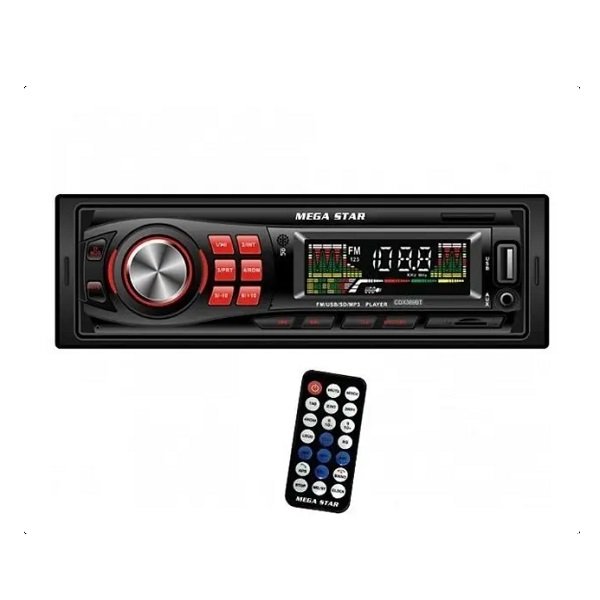 Ράδιο Αυτοκινήτου 1DIN Με Bluetooth USB SD AUX Και Τηλεχειριστήριο (TP-3013)