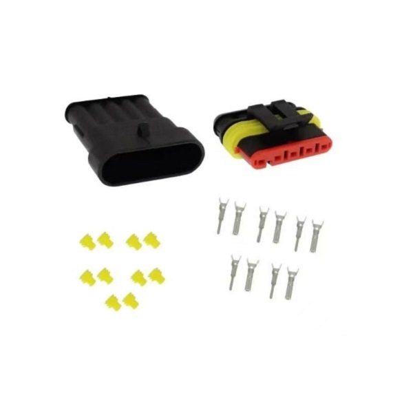 Αδιάβροχος Σύνδεσμος Καλωδίων IP65 5 Pins (w16941-1)
