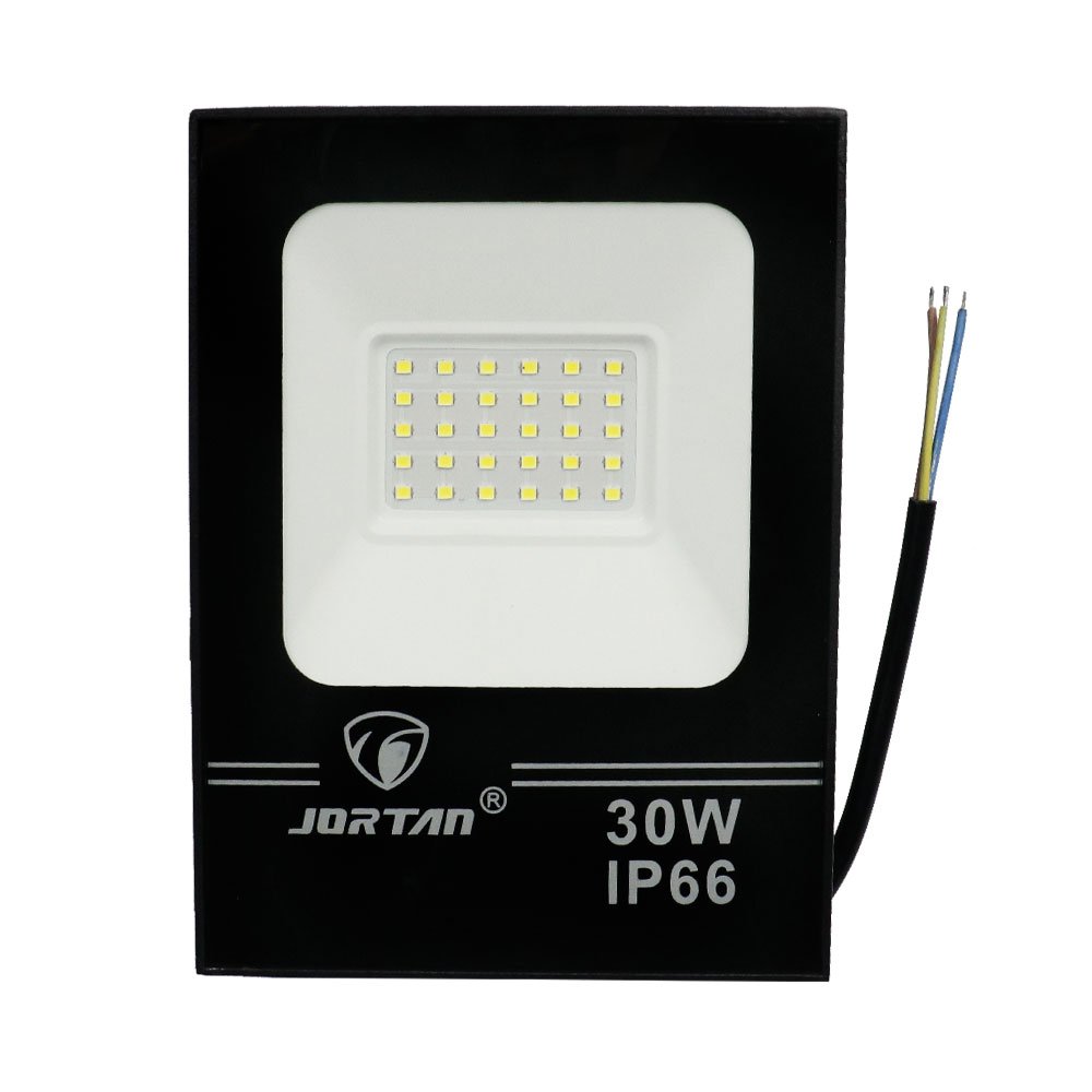 LED Αδιάβροχος Προβολέας 30W 30 SMD 2400LM IP66 Ψυχρό Λευκό (JORTAN-TP30W)