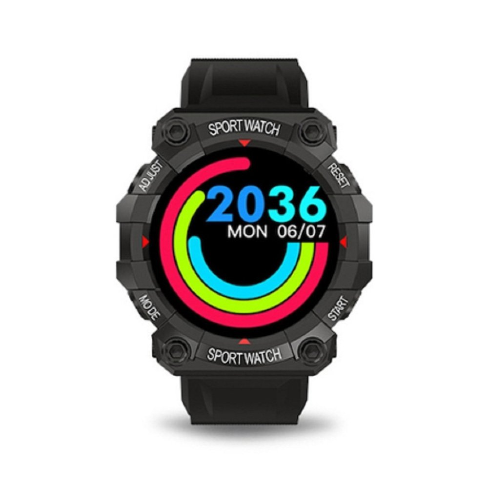 Smartwatch με Παλμογράφο και Απάντηση Κλήσεων – Μηνυμάτων Μαύρο (FD68)