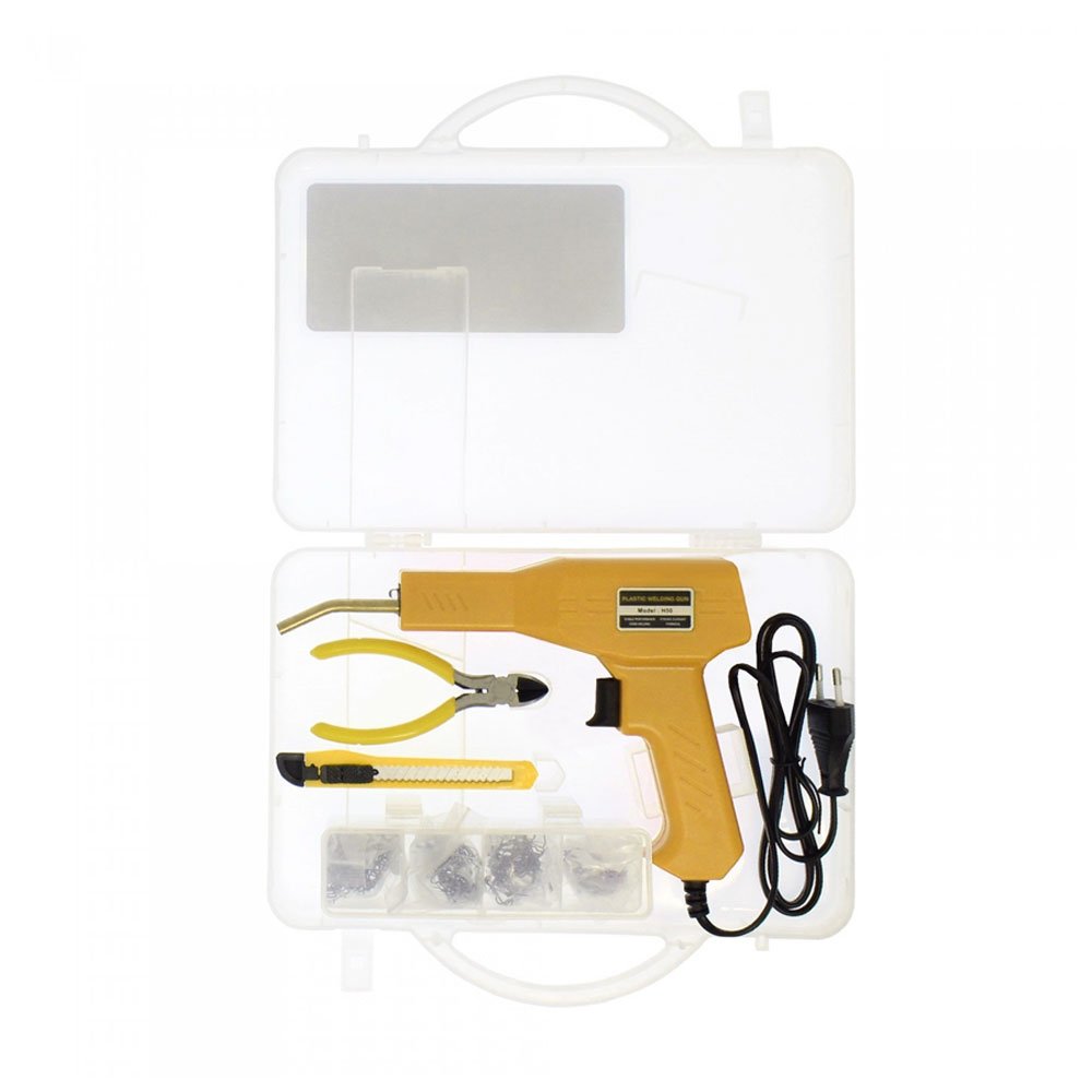 Πιστόλι Συγκόλλησης Πλαστικών 50W 220V με Θήκη Κίτρινο (H50)