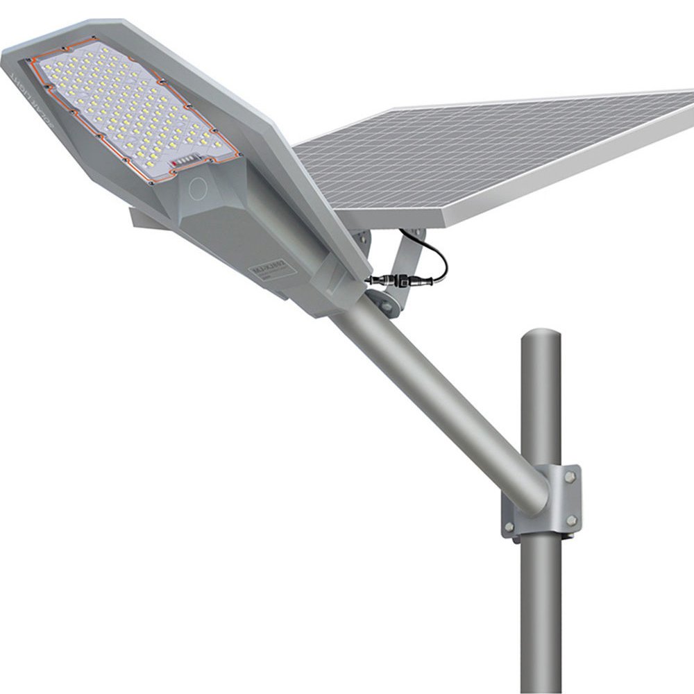 LED Αδιάβροχο Ηλιακό Φωτιστικό Δρόμου 200W 2600LM με Βάση Στήριξης-Φωτοκύτταρο και Τηλεχειριστήριο (MJ-XJ802)