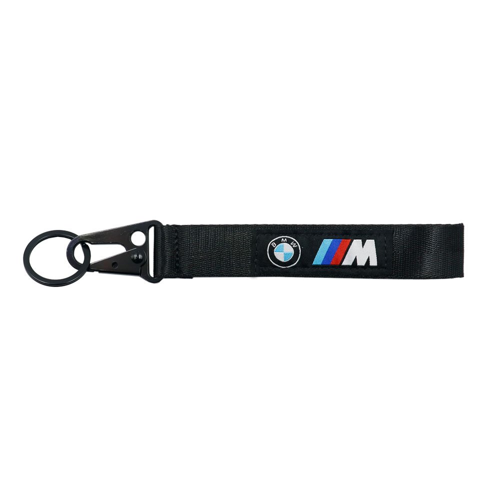 Υφασμάτινο Καραμπινέρ Μπρελόκ BMW Μαύρο (HW-0153)