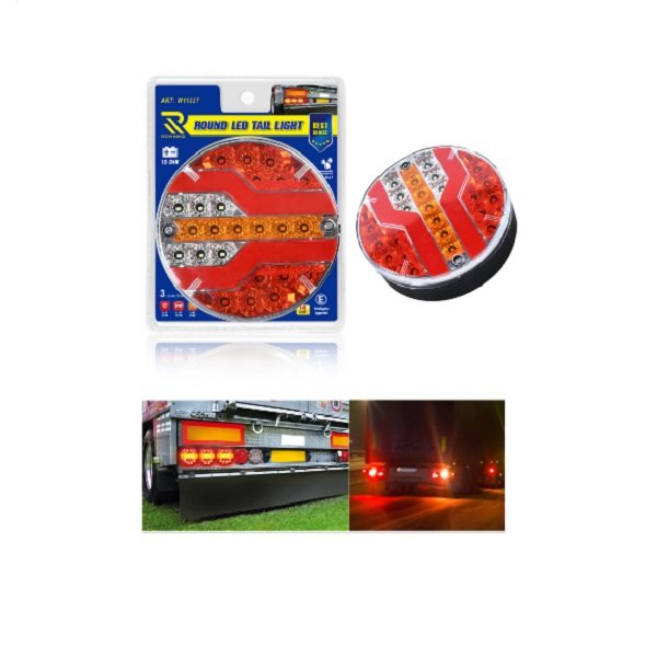 Φως Φορτηγού LED Αδιάβροχο 12-24V Φ140x38mm (W17569-4)