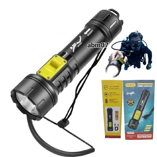 Φακός Χειρός Κατάδυσης LED 1000 Lumens 500W IPX8 (BL-CB-D505)