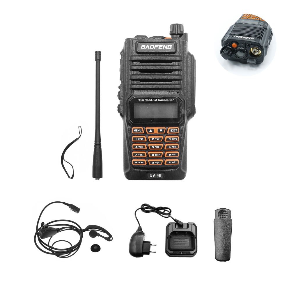 Ασύρματος Φορητός Πομποδέκτης VHF – UHF 10W 1 τμχ BAOFENG (BF-UV9R)