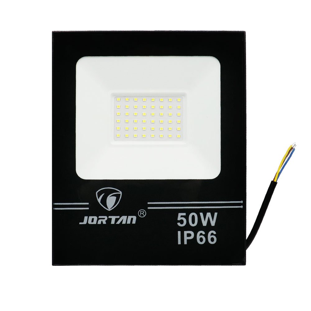 LED Αδιάβροχος Προβολέας 50W 48 SMD 4000LM IP66 Ψυχρό Λευκό (JORTAN-TP50W)
