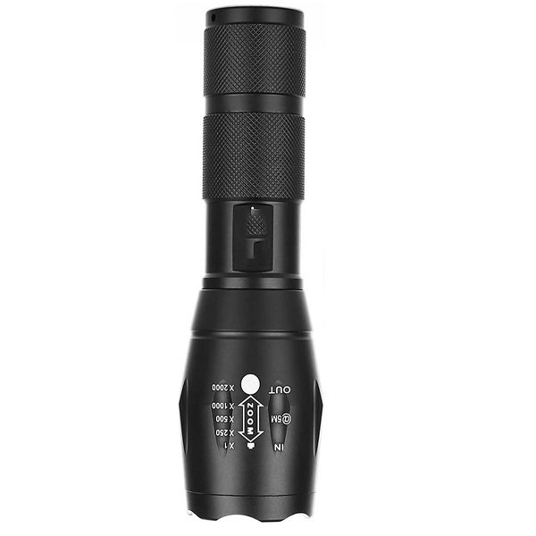 Φακός LED Αλουμινίου Πολλαπλών Χρωμάτων με Zoom & Φόρτιση USB Type-C (BL-K04-4)
