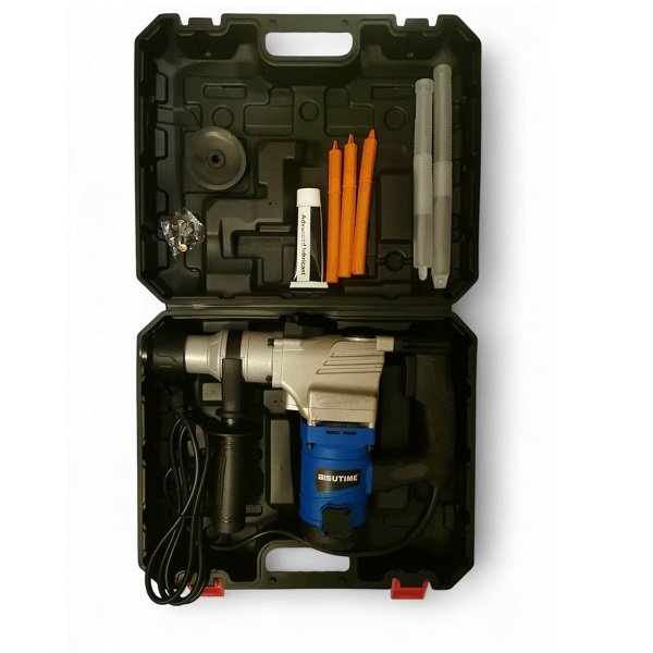 Ηλεκτρικό Κρουστικό Δράπανο 800W 220V 900rpm 26mm με 5 Κεφαλές σε Βαλιτσάκι Μεταφοράς (HL18668-264)