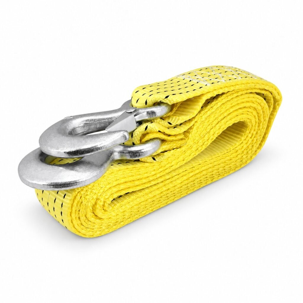 Ιμάντας Ρυμούλκησης με Γάντζους 7m x 45mm 5000kg Κίτρινος