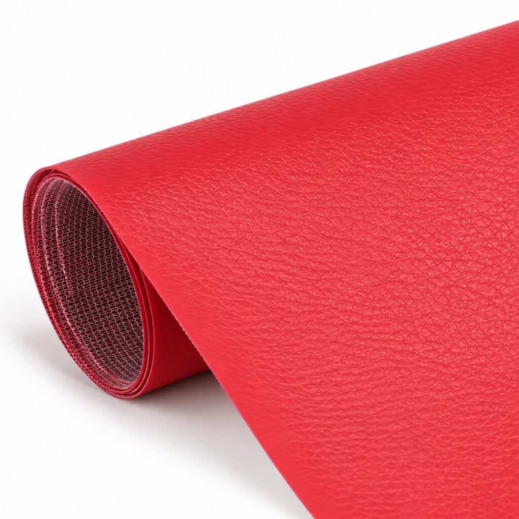 Αυτοκόλλητο PU 60*100cm 120g εσωτερικού αυτοκινήτου Κόκκινο (W17319-2R)