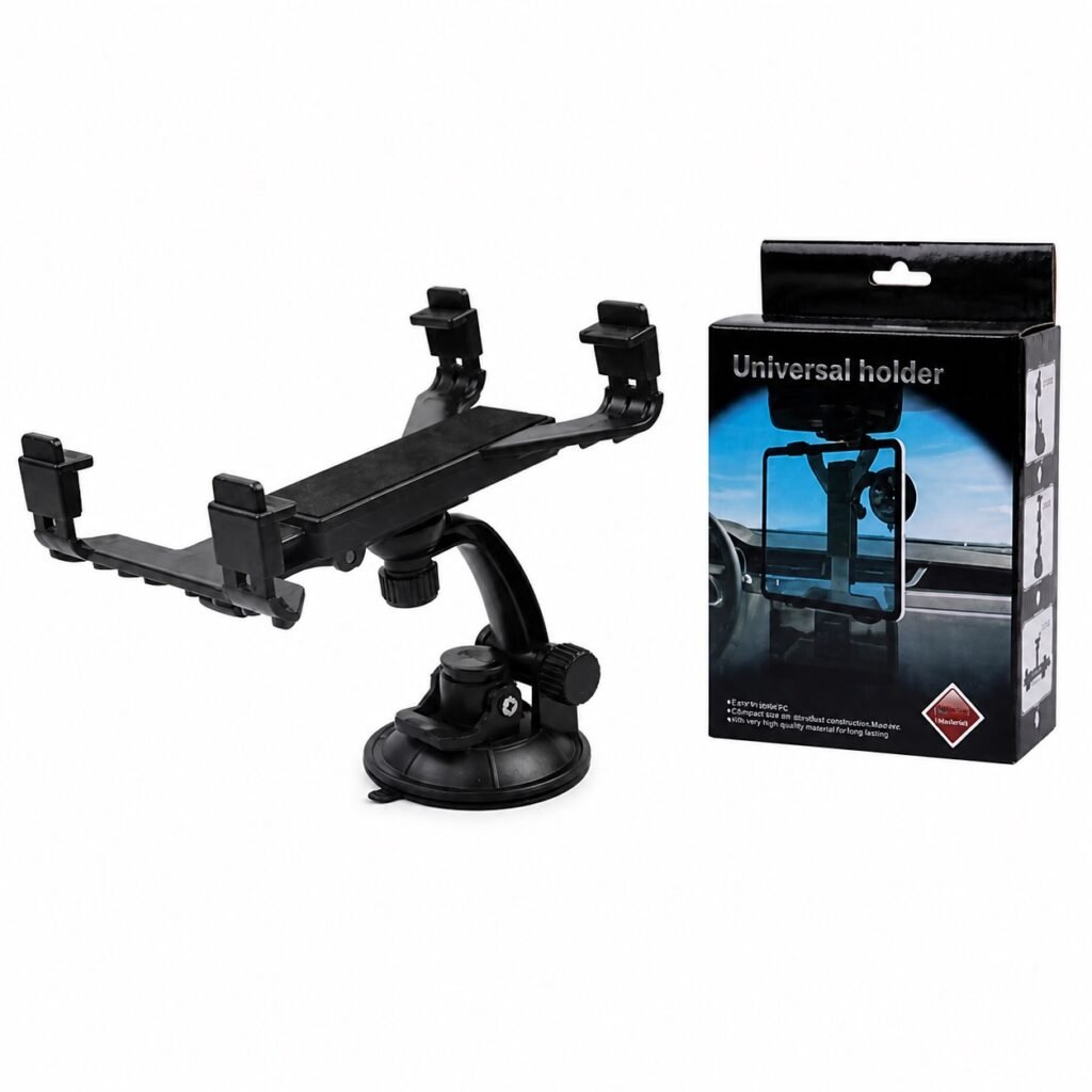 Βάση Αυτοκινήτου Universal για Tablet 7.5-9″ με Ρυθμιζόμενα Άγκιστρα (w17273)