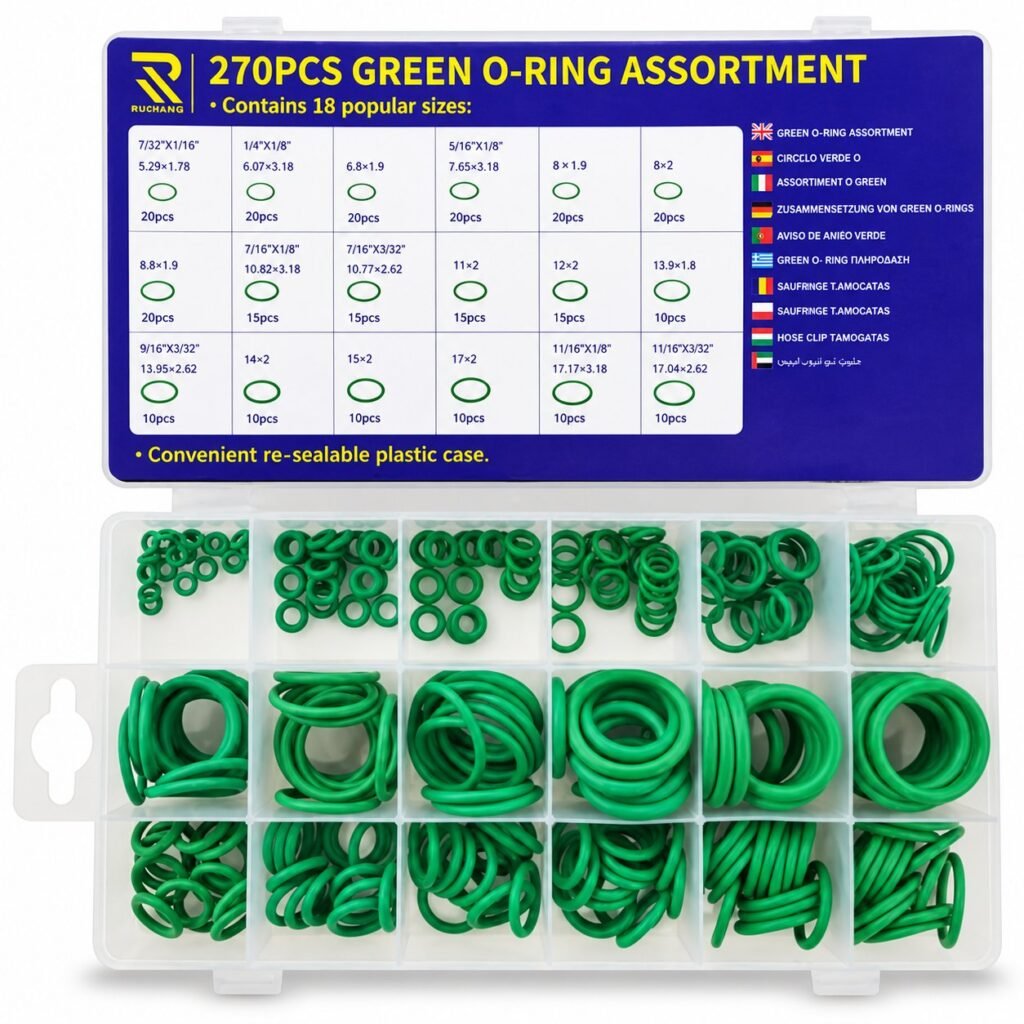 Σετ O-rings ψυκτικών 18 μεγέθη 270τμχ σε κασετίνα (W13119-4-2)