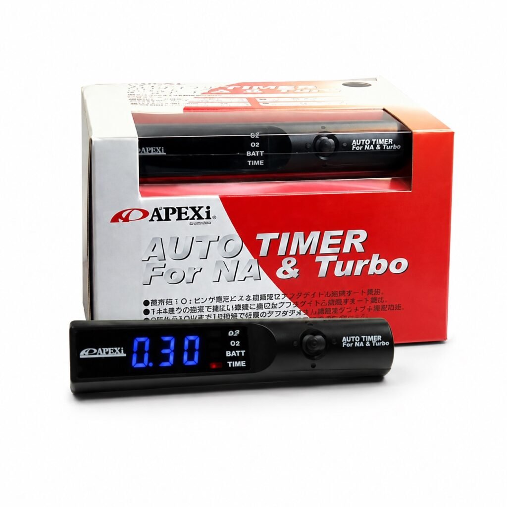 Ψηφιακό Όργανο Turbo Timer Αυτοκινήτου για τοποθέτηση στο Ταμπλό HW-0243B Μπλε φωτισμός