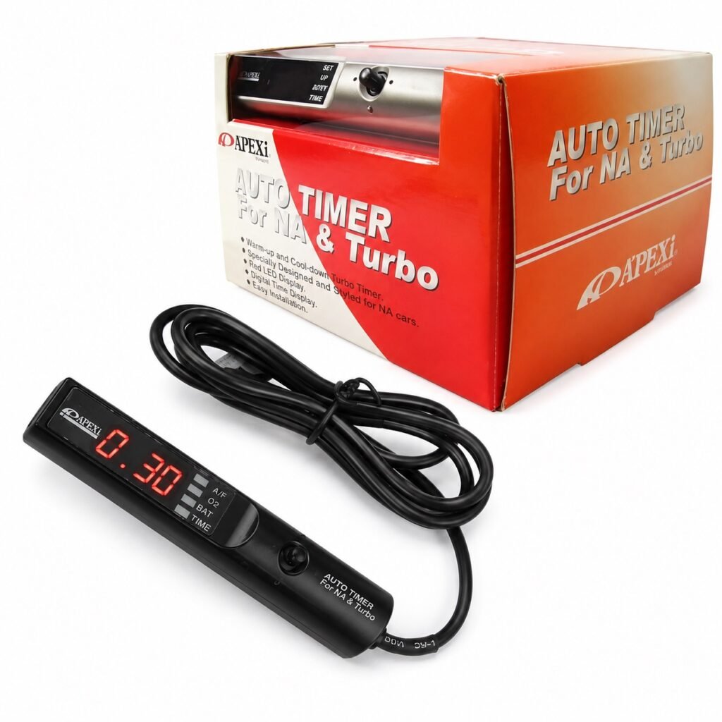 Ψηφιακό Όργανο Turbo Timer Αυτοκινήτου για τοποθέτηση στο Ταμπλό HW-0243R Κόκκινος φωτισμός