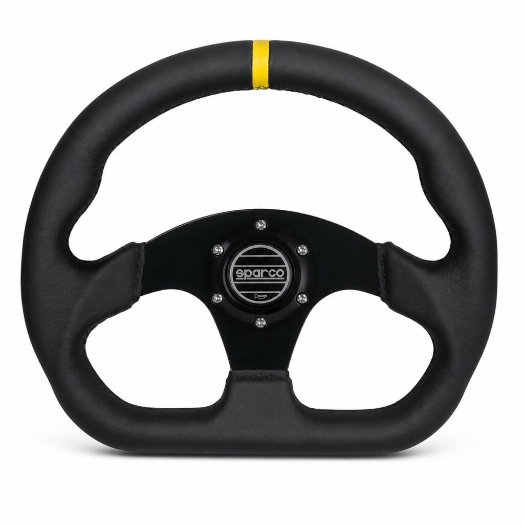 Αγωνιστικό Τιμόνι σχήματος D 32cm sparco (HW-0362)