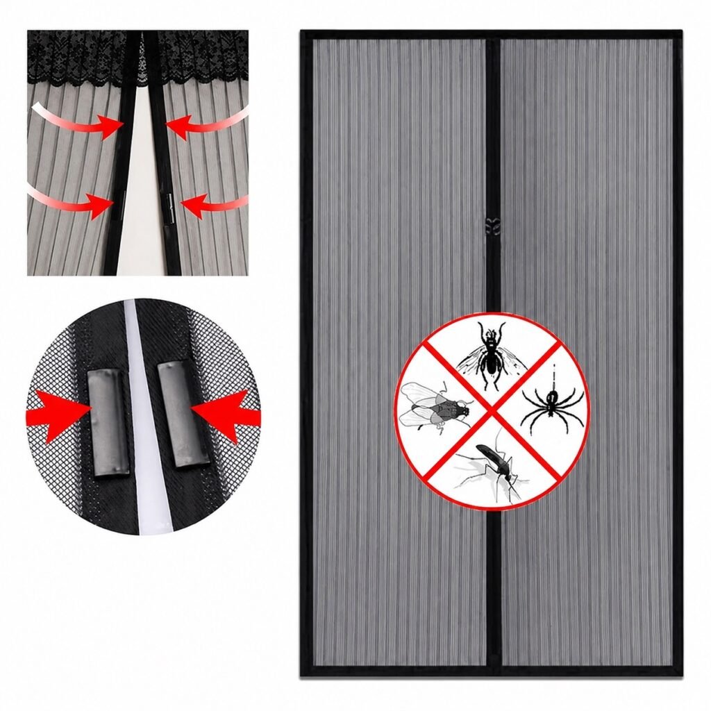 Αυτοκόλλητη μαγνητική σίτα πόρτας 120x240cm 002