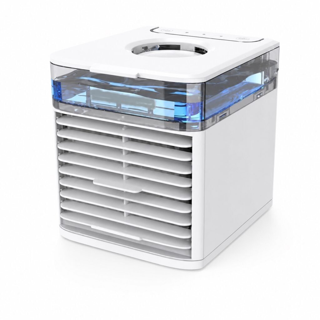 Φορητό Ultra Air Cooler Υδρόψυξης με RGB LED φωτισμό (CC-63)