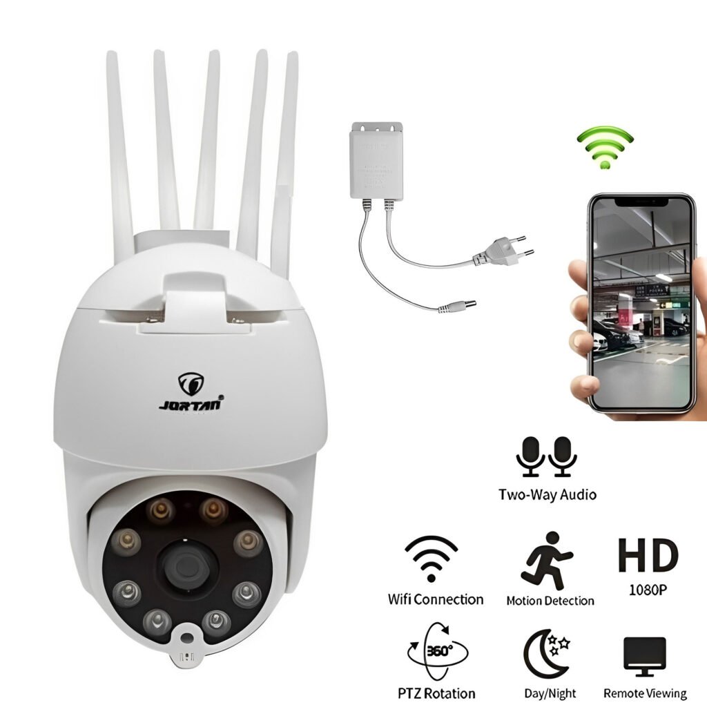 IP Κάμερα Παρακολούθησης Wi-Fi 1080p Αδιάβροχη IP66 με Αμφίδρομη Επικοινωνία και Φακό 3.6mm Jortan (JT-8173QJ)
