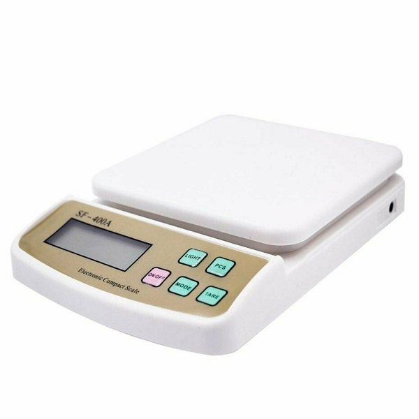 Ψηφιακή Ζυγαριά Κουζίνας 1gr/10kg Λευκή (14955SF400A)