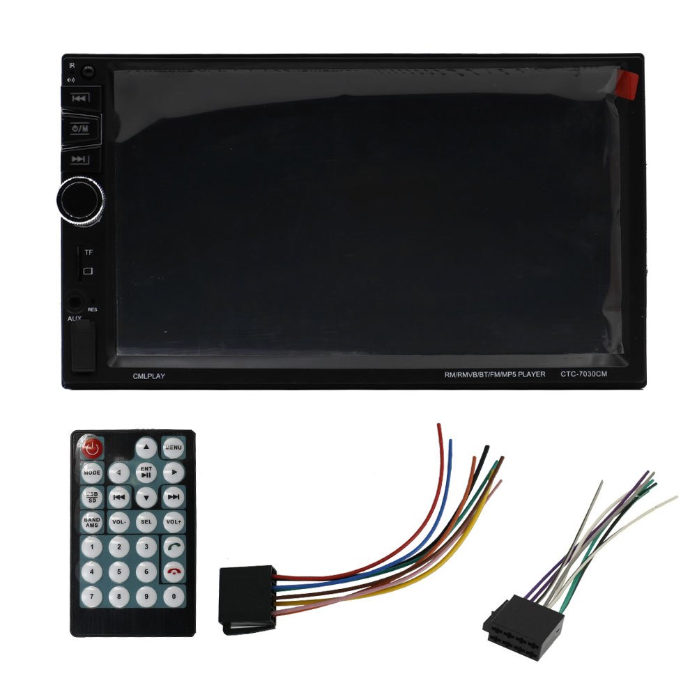 Ηχοσύστημα Αυτοκινήτου 2 DIN Bluetooth-USB-AUX-FM με Οθόνη Αφής 7″ 12V 4x60W (CTC-7030)
