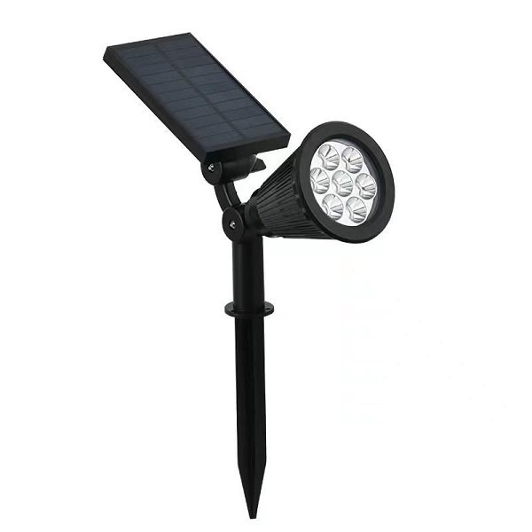 Προβολέας Καρφωτό Ηλιακό Φωτιστικό 7 LED 3W IP65 GF-7LED Θερμός φωτισμός
