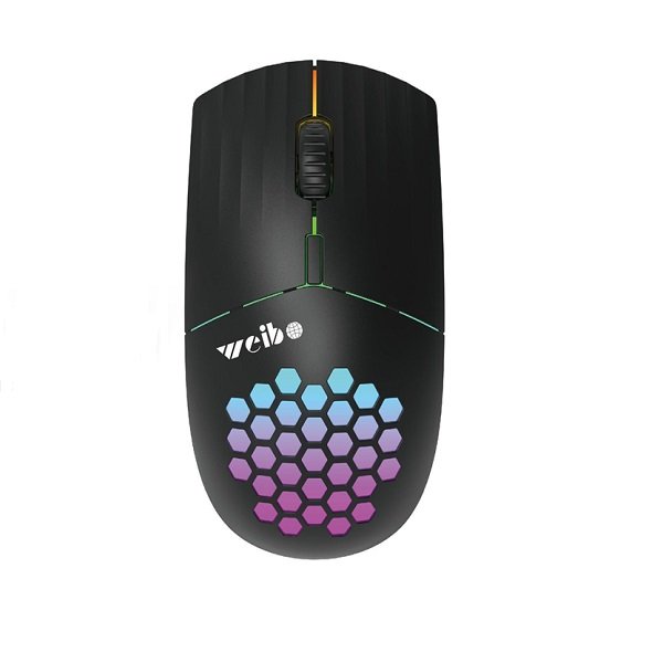 Ασύρματο Επαναφορτιζόμενο Ποντίκι Bluetooth RGB LED (W06)
