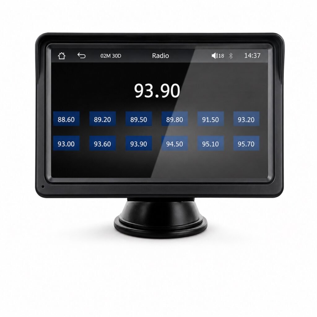 Φορητή Οθόνη Αυτοκινήτου 7″ IPS με Apple CarPlay & Android Auto (XM-107)