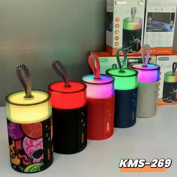 Μίνι Φορητό Ασύρματο Ηχείο με φωτισμό (KMS-269)
