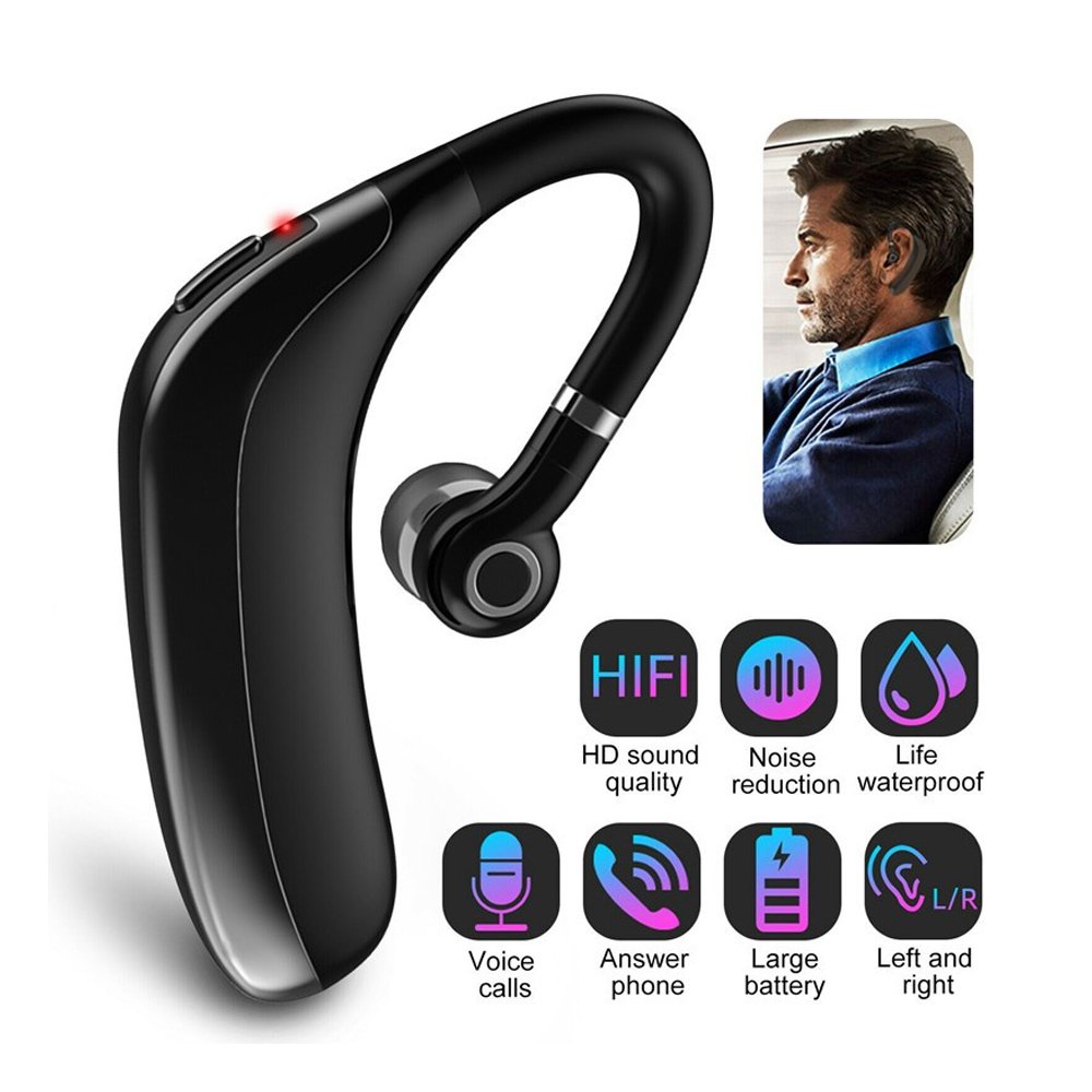 Ακουστικό Bluetooth Handsfree In-ear Treqa Μαύρο (BT-29)