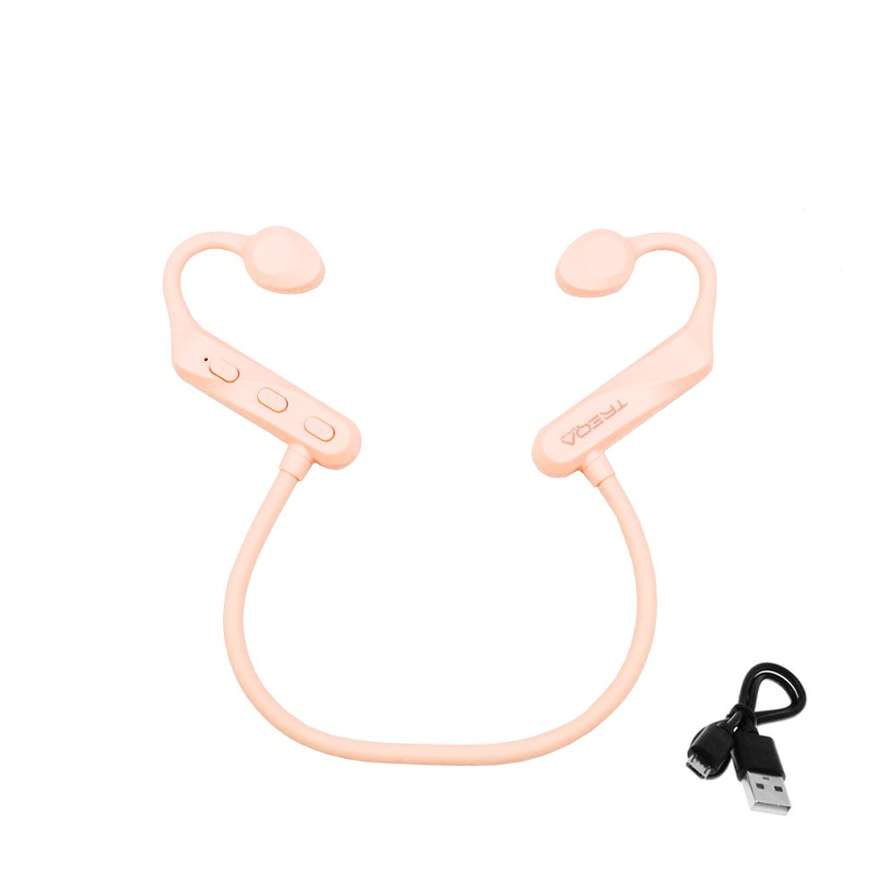 Ακουστικά Bluetooth Handsfree In-ear Treqa Ροζ (BT-31-P)