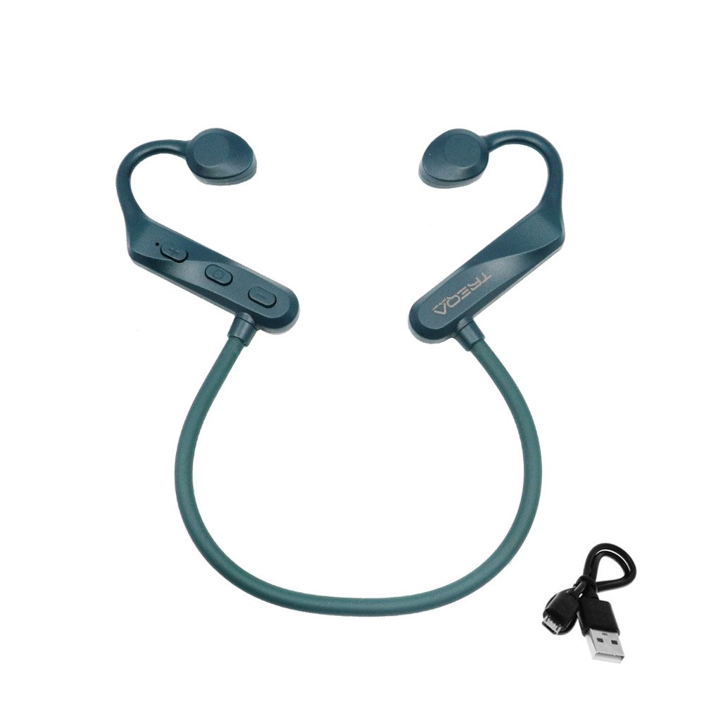 Ακουστικά Bluetooth Handsfree In-ear Treqa Πράσινο (BT-31-GR)
