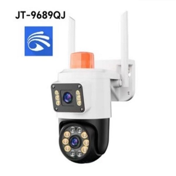 Διπλή κάμερα WiFi Jortan λευκό/μαύρο (JT-9689QJ)