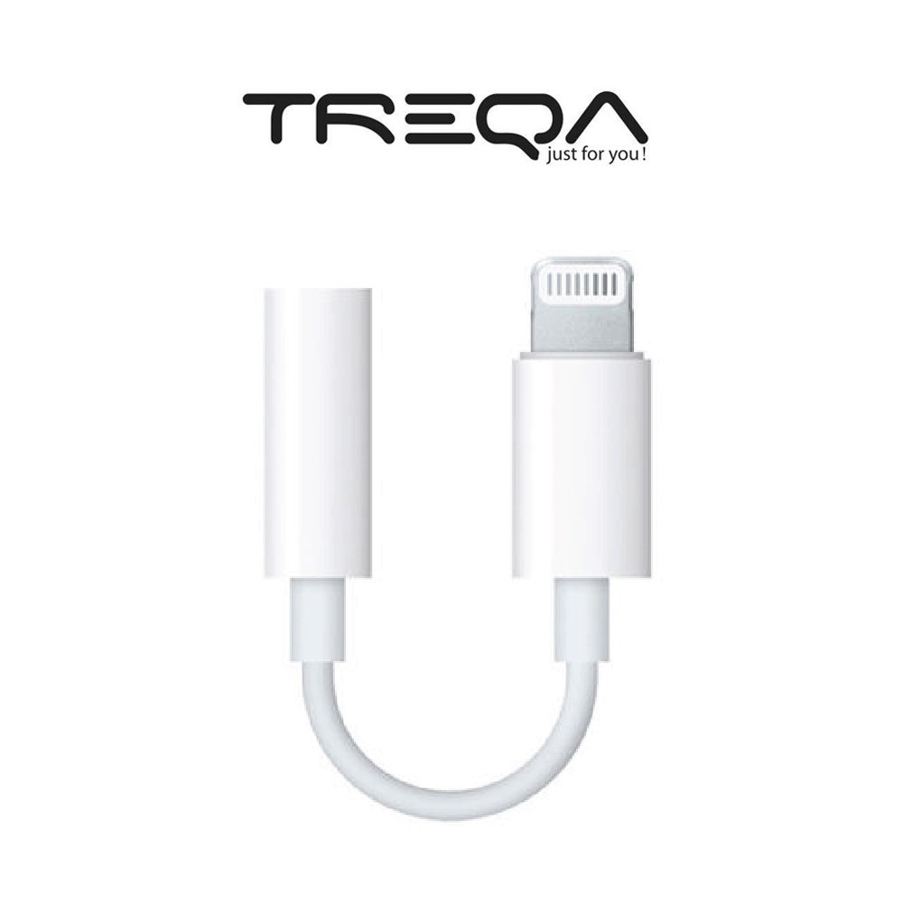 Αντάπτορας Ακουστικών Lightning σε Jack 3.5mm Treqa Λευκό (CA-1052)