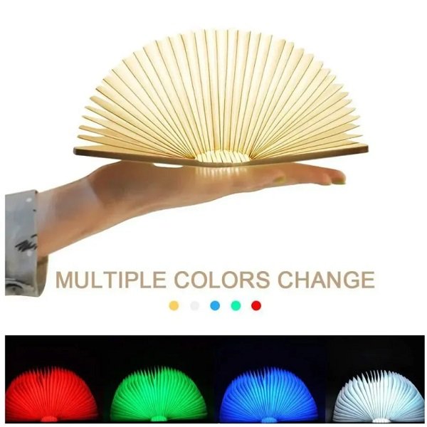 Διακοσμητικό Φωτιστικό Βιβλίο LED RGB με τηλεχειριστήριο (CL-013)