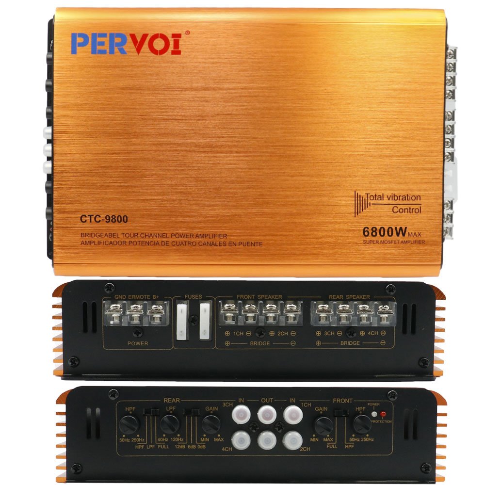 Ενισχυτής Αυτοκινήτου 4 Καναλιών (CTC-9800)