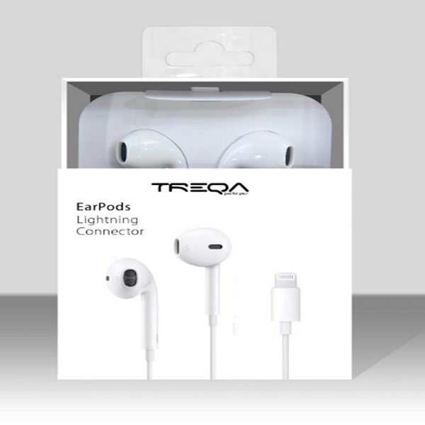 Ακουστικά Κινητού Handsfree Earbuds με Βύσμα Lightning Λευκό (EP-8873)