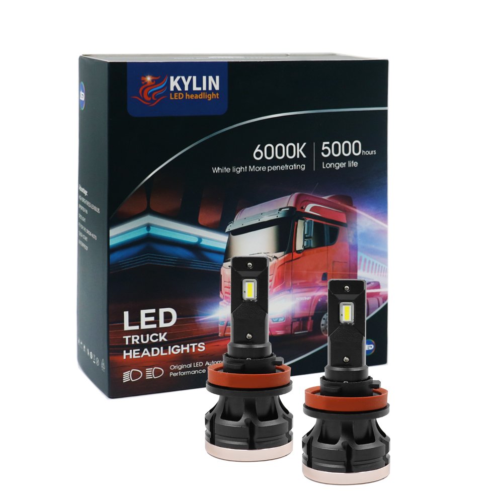 LED Λάμπες Αυτοκινήτου – Φορτηγού H8/Η9/Η11 12V-24V CANBUS 80W 6500K 8000LM 2 X 40W (D9K-H11)