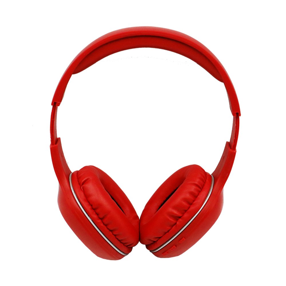 Ασύρματα/Ενσύρματα Ακουστικά Over Ear με 6 Ώρες Λειτουργίας Treqa Κόκκινα (HD-889)