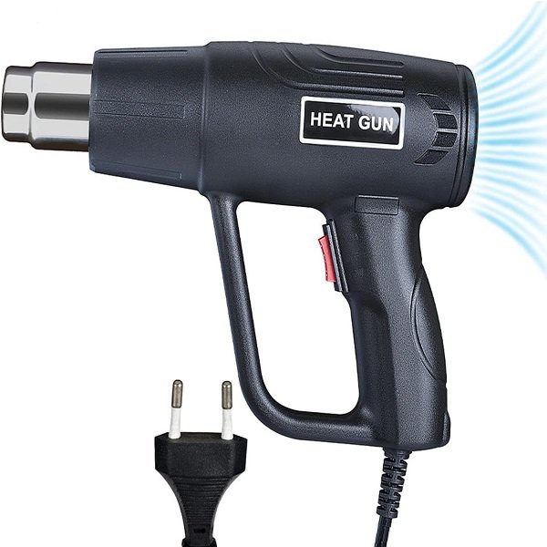 Πιστόλι Θερμού Αέρα 2000W, 650°C Μαύρο (HL18668-197)