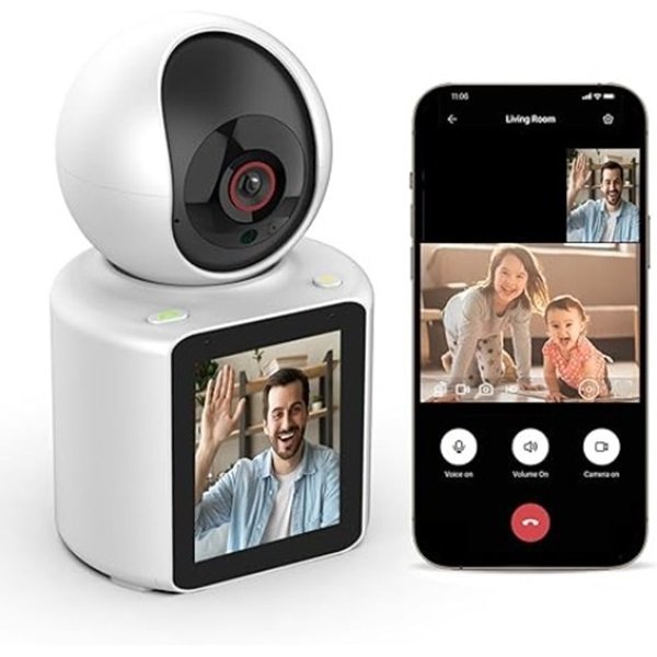 Ασύρματη Κάμερα 1080p 4K Wi-Fi υπέρυθρη νυχτερινή όραση, ανίχνευση κίνησης, αμφίδρομη επικοινωνία (HL18668-199)