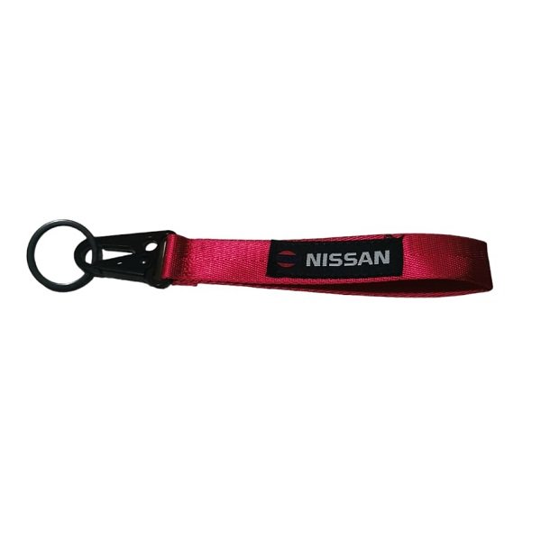 Υφασμάτινο Καραμπινέρ Μπρελόκ Nissan HW-0246 κόκκινο