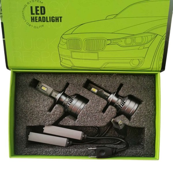 Σετ Λάμπες LED H7 αυτοκινήτου 2 όψεων 2τμχ 140W 6500K 40000LM (HW-0300-H7)