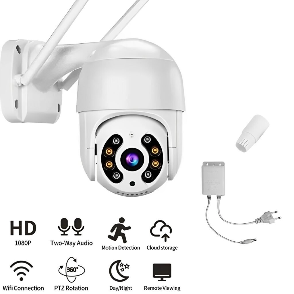 IP Κάμερα Παρακολούθησης Wi-Fi 1080p Αδιάβροχη IP66 με Αμφίδρομη Επικοινωνία και Φακό 3.6mm Jortan (JT-8176QJ)