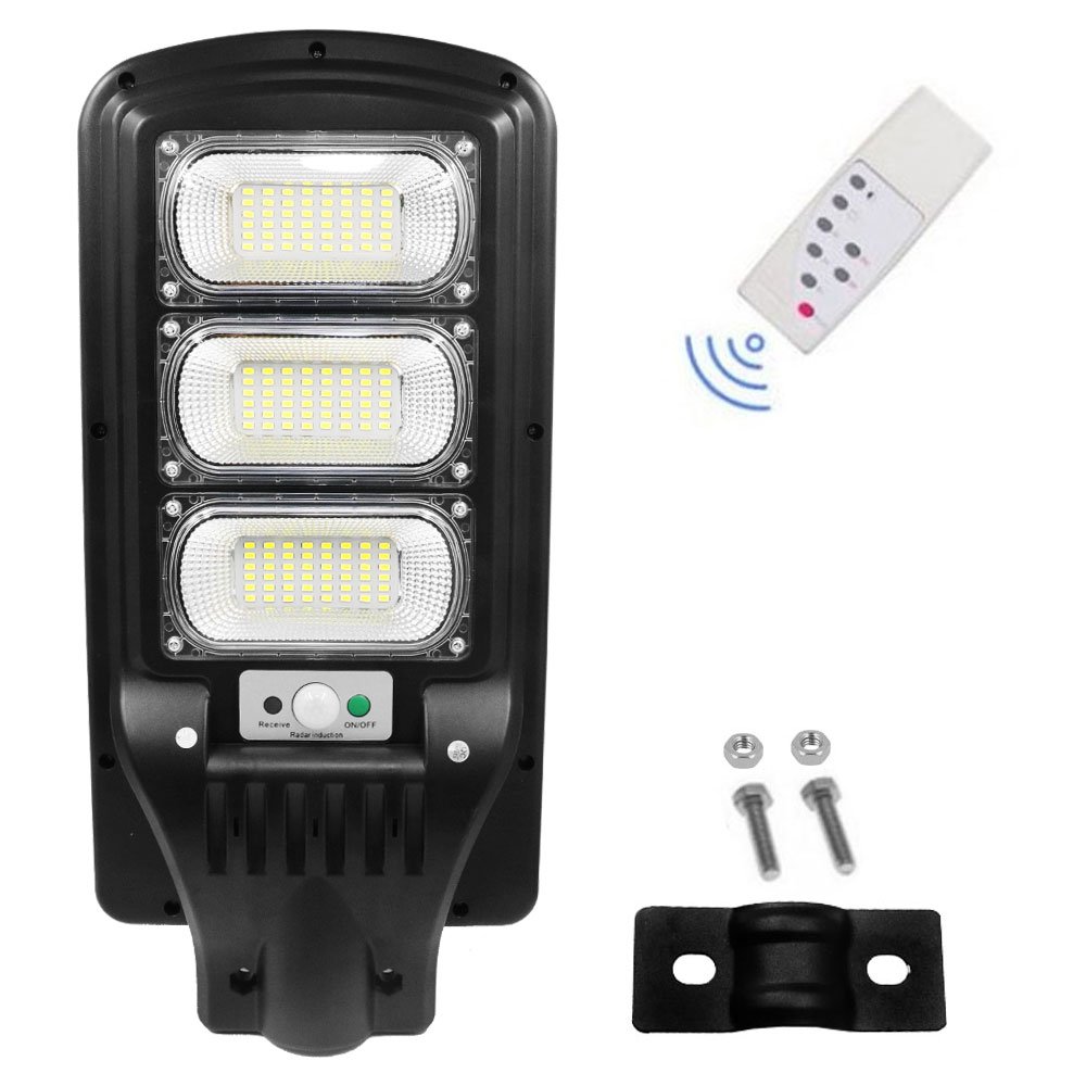 LED Ηλιακό Φωτιστικό Δρόμου 150W 11520LM με Ανιχνευτή Κίνησης IP66 Jortan (JT-G-150W)