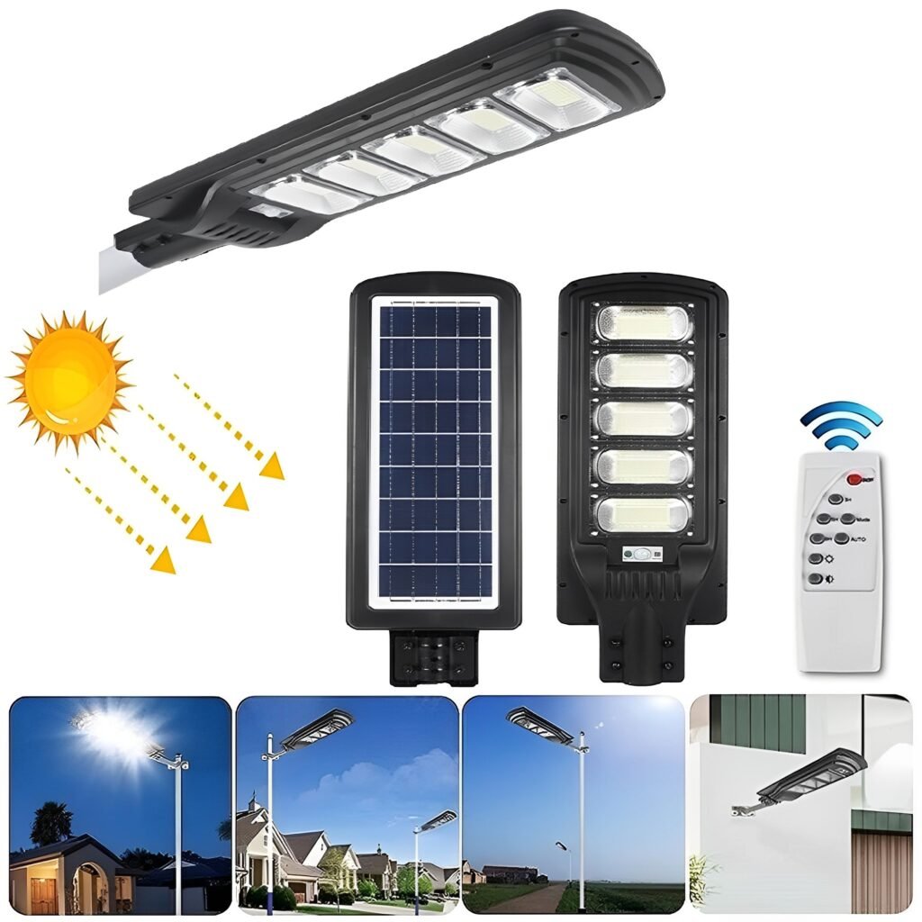 LED Ηλιακό Φωτιστικό Δρόμου 250W 19200LM με Ανιχνευτή Κίνησης IP66 Jortan (JT-G-250W)
