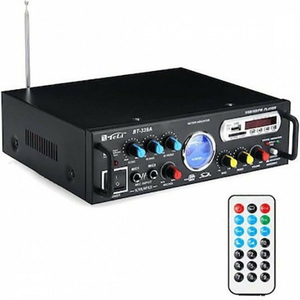 Ενισχυτής με λειτουργία Karaoke Μαύρο (BT-339A)