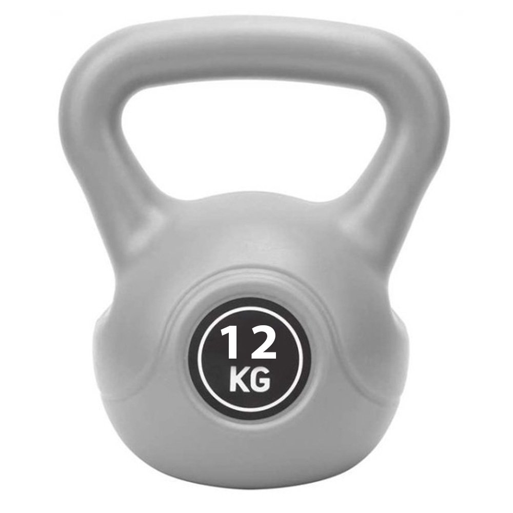Kettlebell από PVC 12kg Γκρι (25566-42)