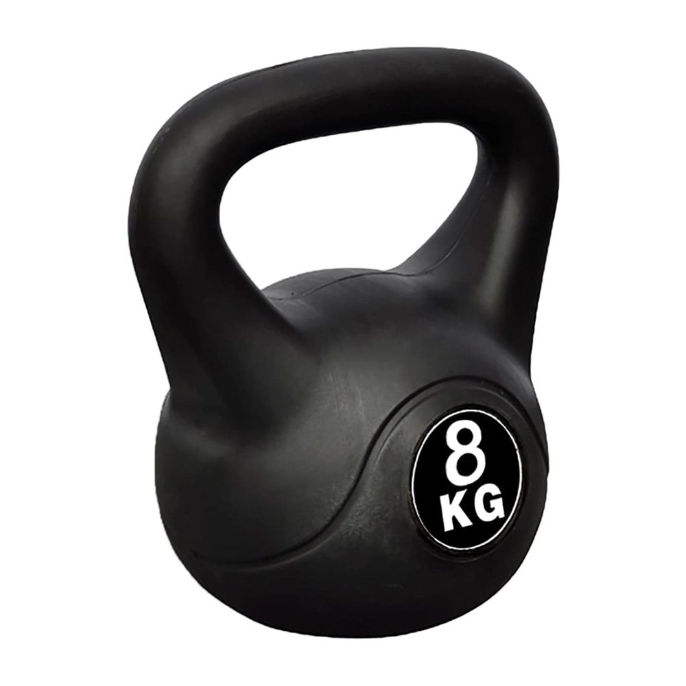 Kettlebell από PVC 8kg Μαύρο (25566-33)