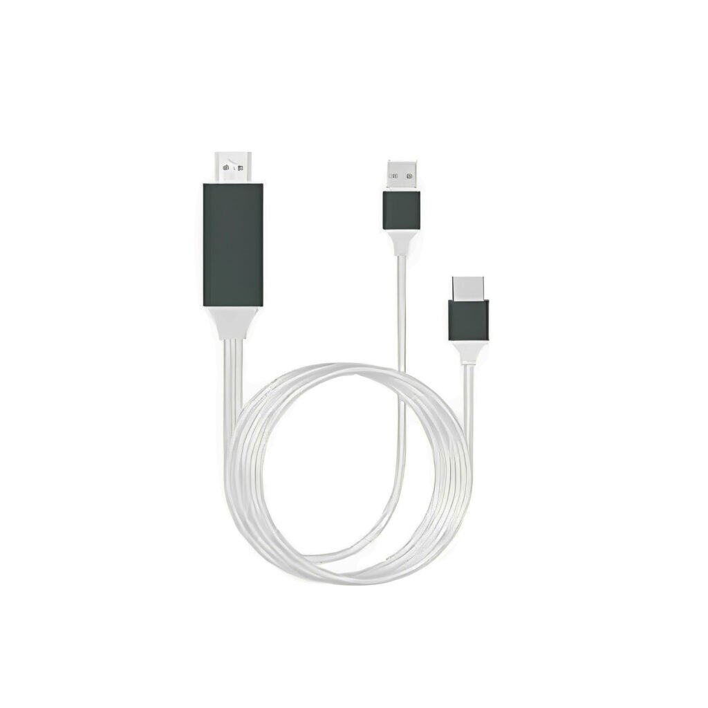 Καλώδιο Type-C σε HDMI 4K 2m με Τροφοδοσία USB Λευκό (L9H)